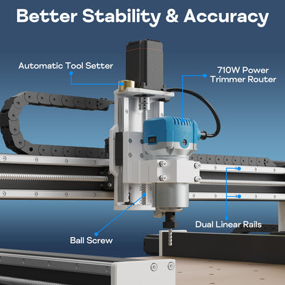 Axiscreat X6060 CNC Router Machine for Wood Acrylic Aluminum Engraving