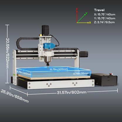 Axiscreat Cnc Router Machine 4040